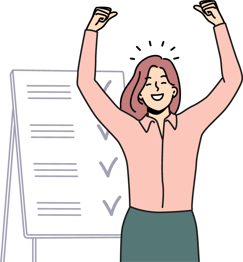 Image of Growth Guru with arms raised in celebration Image of Growth Guru with arms raised in celebration